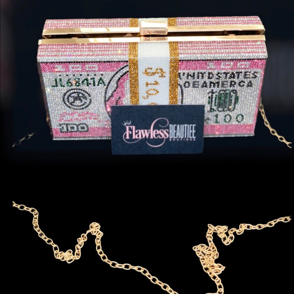 Pink Money Bag Purse